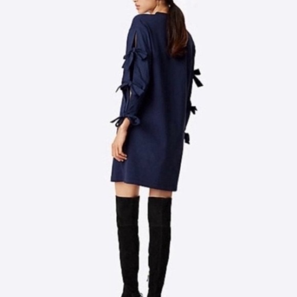 Tory Burch Navy Emilia Mini Dress Size Small - Picture 6 of 12